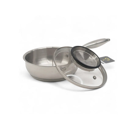 Rolux 16 x 5cm Frying Pan Silver