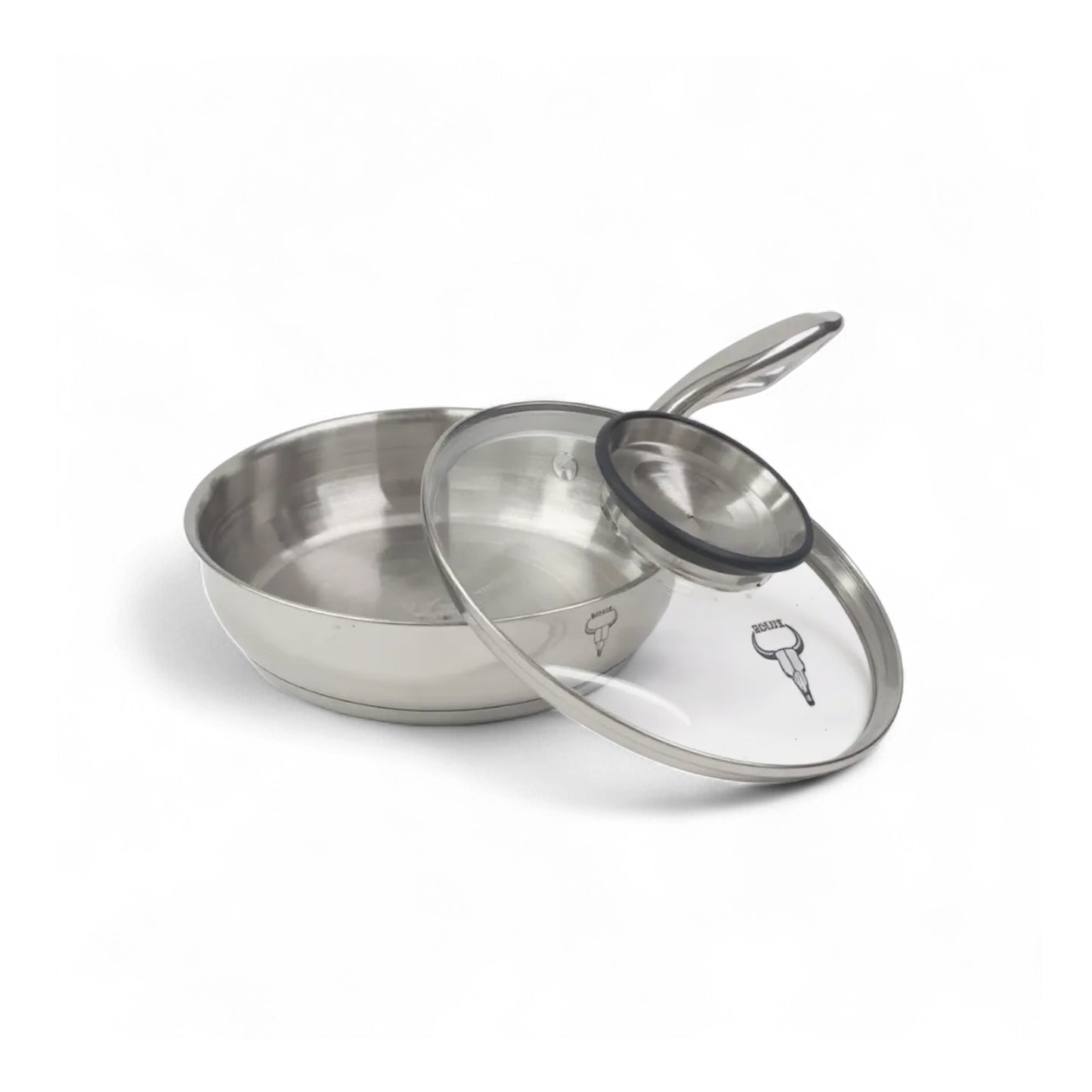 Rolux 20 x 5cm Frying Pan Silver