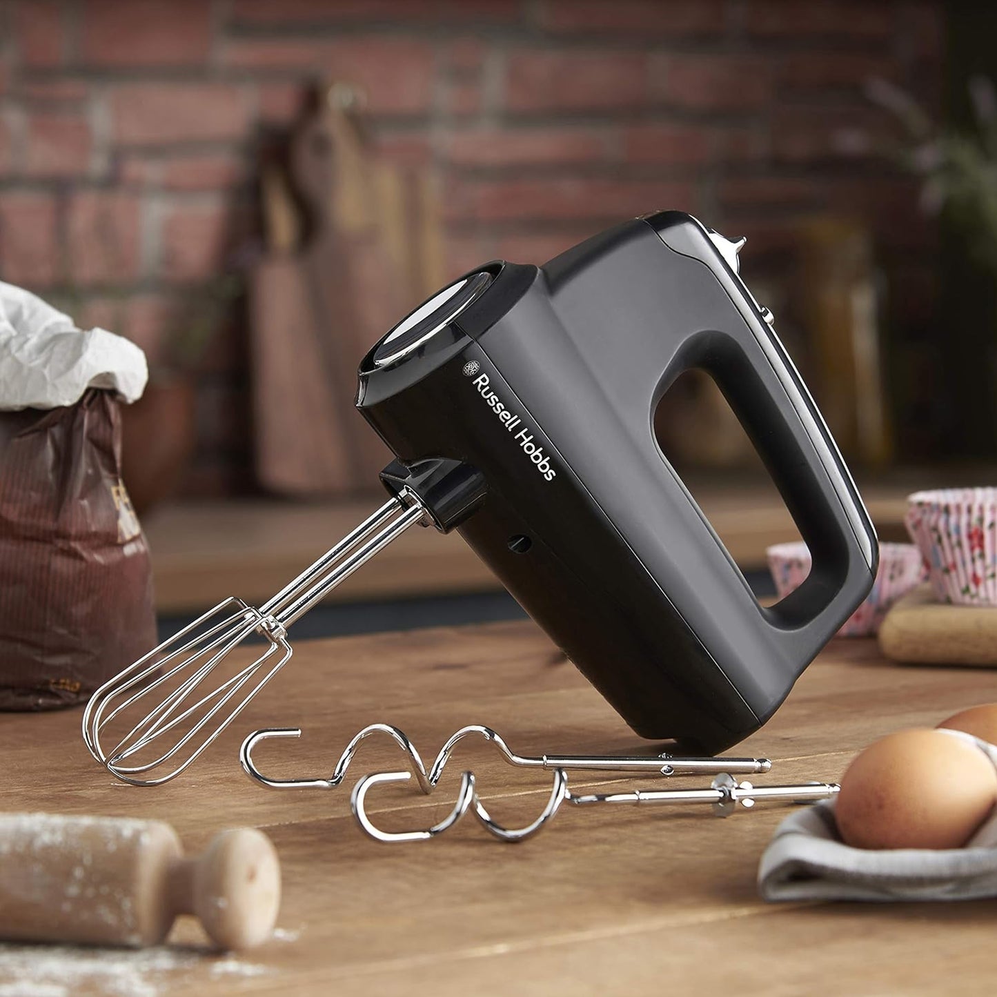 Russell Hobbs 350W Desire Hand Mixer Black