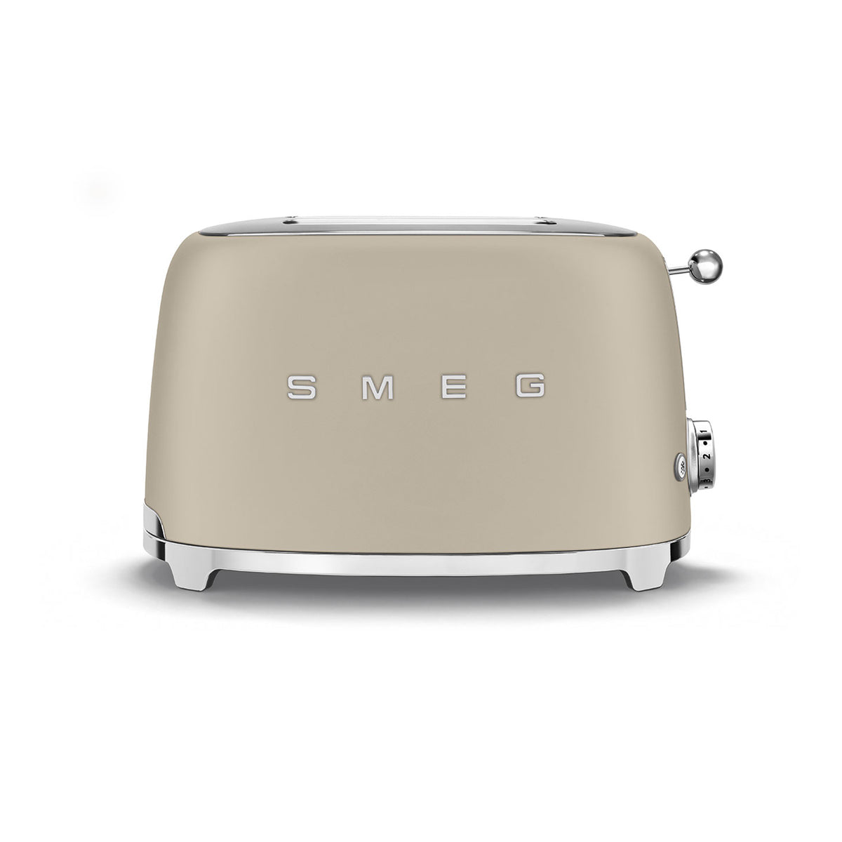 Smeg Retro 2 Slice Matte Toaster Moonlight