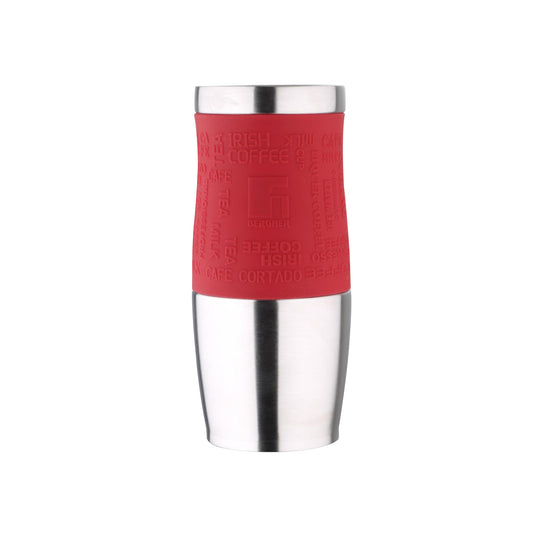 Kitchen Life 400ml Vacuum Travel Mug Red