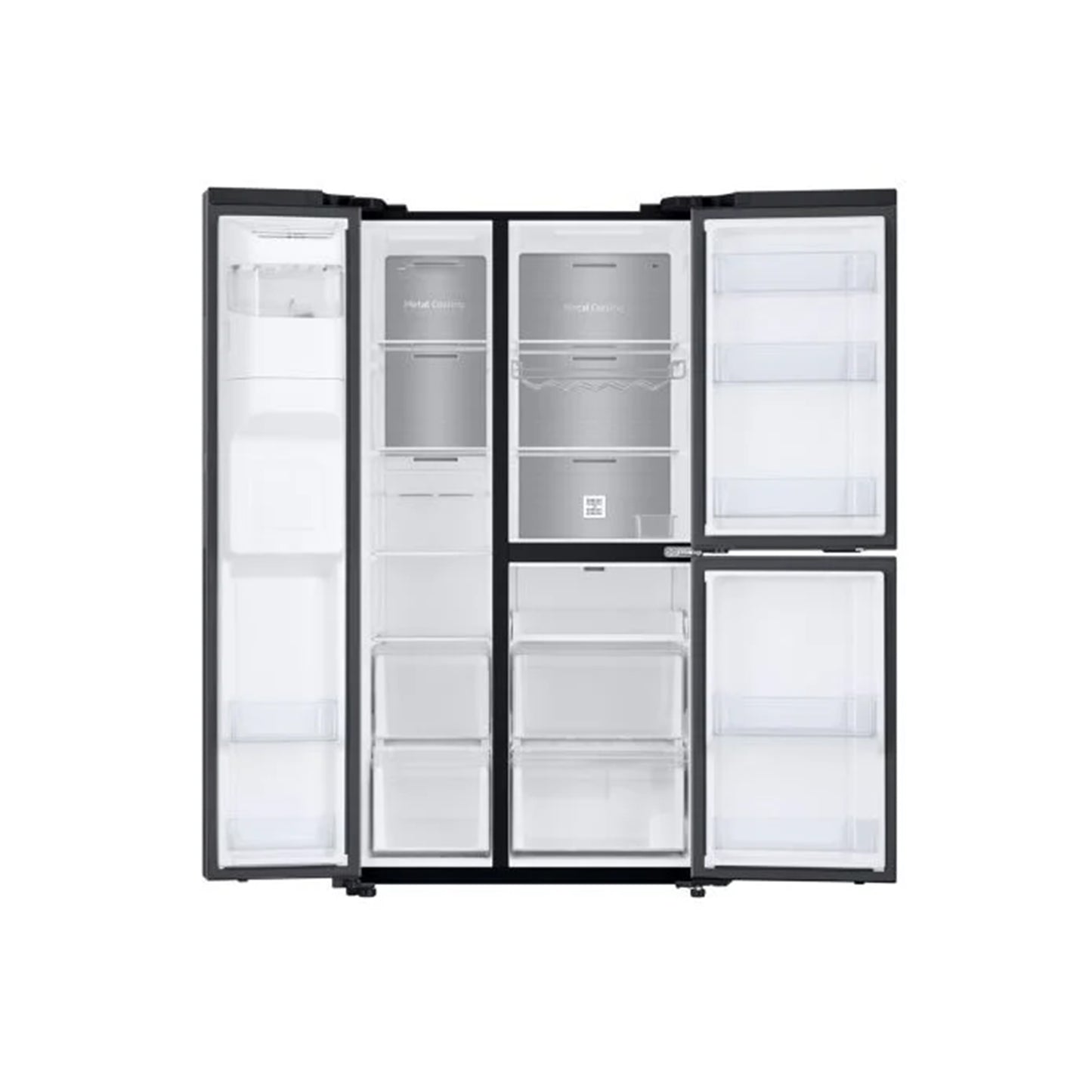 Samsung 602L Fridge Black 3 Door RS65R5691B4