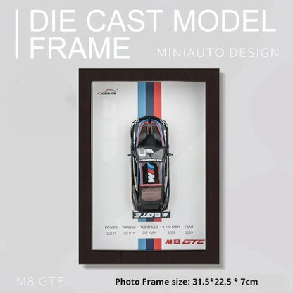 Die Cast Car Model Frame Multicoloured
