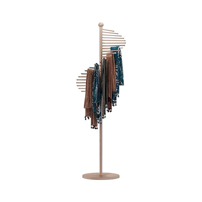 Exotic Designs Spiral Design Scarf Holder Display Rack Rose Gold