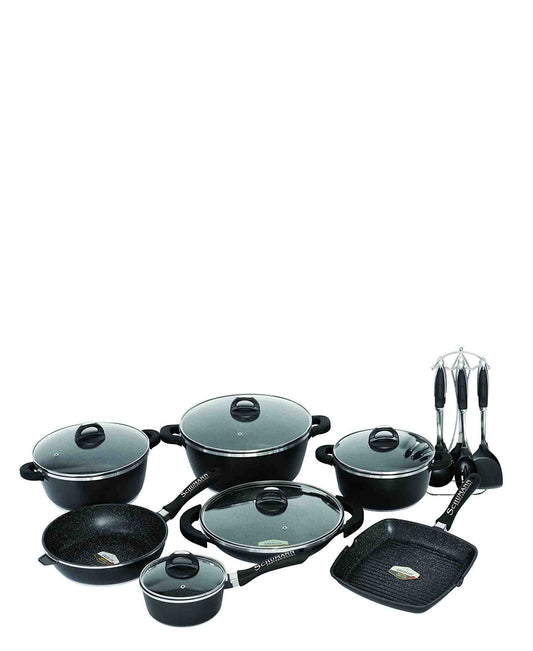 Schumann Professionnel 27 Piece Pot Set - Black