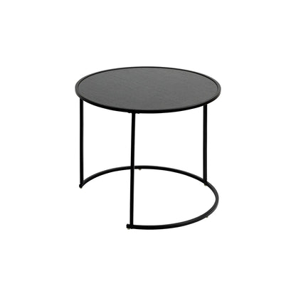 Atmosphera 3 Piece Noan Side Table Set Black