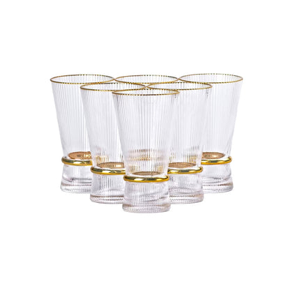 6 Piece 400ml Tumbler Set Clear
