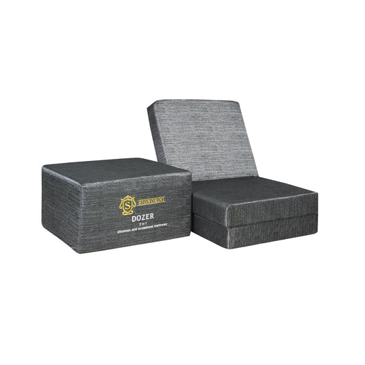 Signorini Dozer 2 In 1 Ottoman - Black