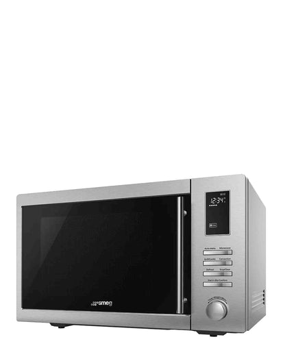 Smeg 34Lt Countertop Combination Microwave Oven - Silver