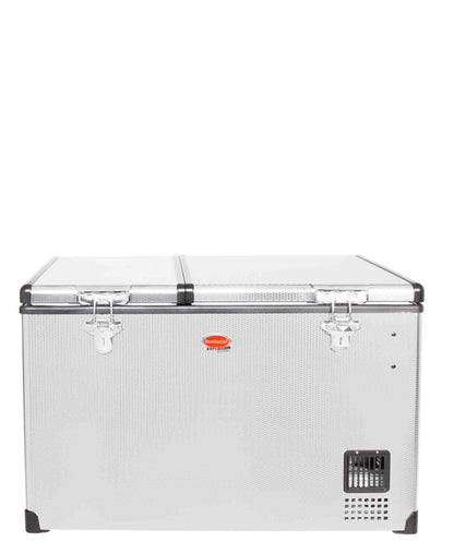 SnoMaster 66L Dual Compartment Portable Freezer - Silver