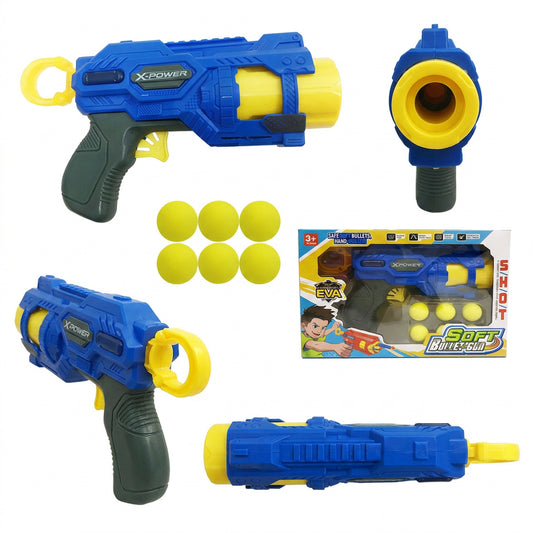Soft Bullet Gun Blue