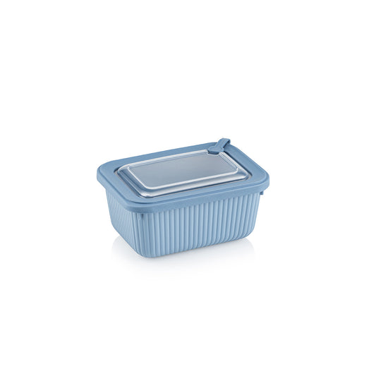 Softchef 1050ml Rectangular Container Blue