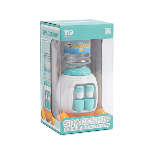 Spaceship Drinking Fountain Water Dispenser Toy White