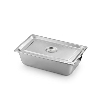Stainless Steel Dish with Lid 26.5 x 16.2 x 9.5cm