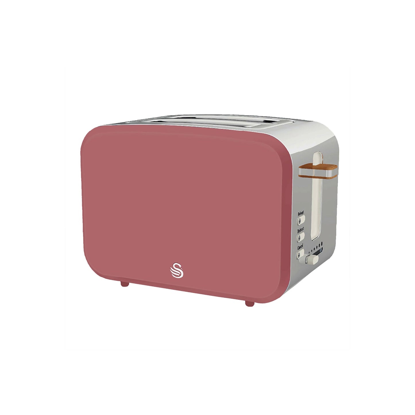 Swan Nordic 2 Slice Toaster Fuschia Rose