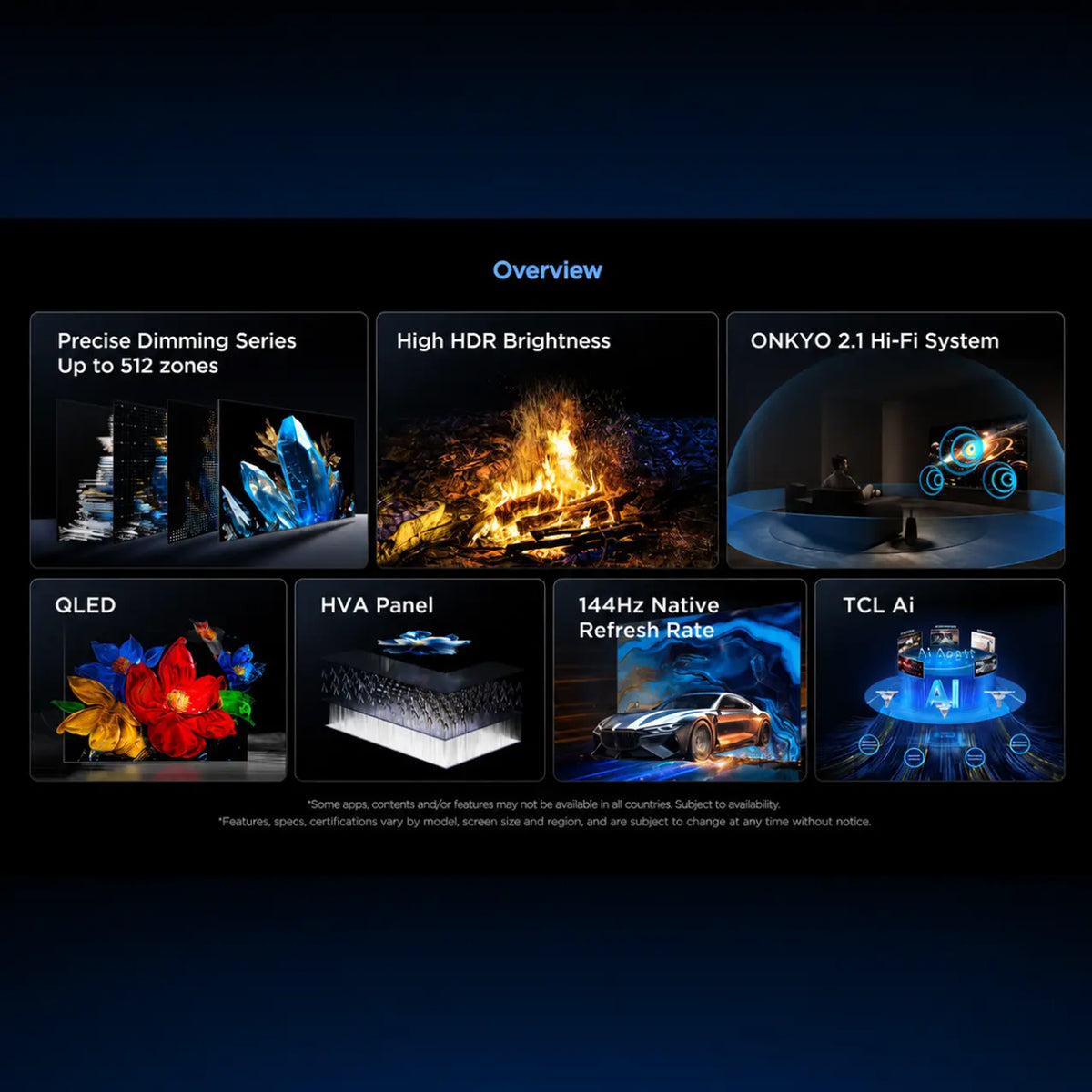 TCL 85" P8L Premium QD-Mini LED Google TV 144Hz 85P8L