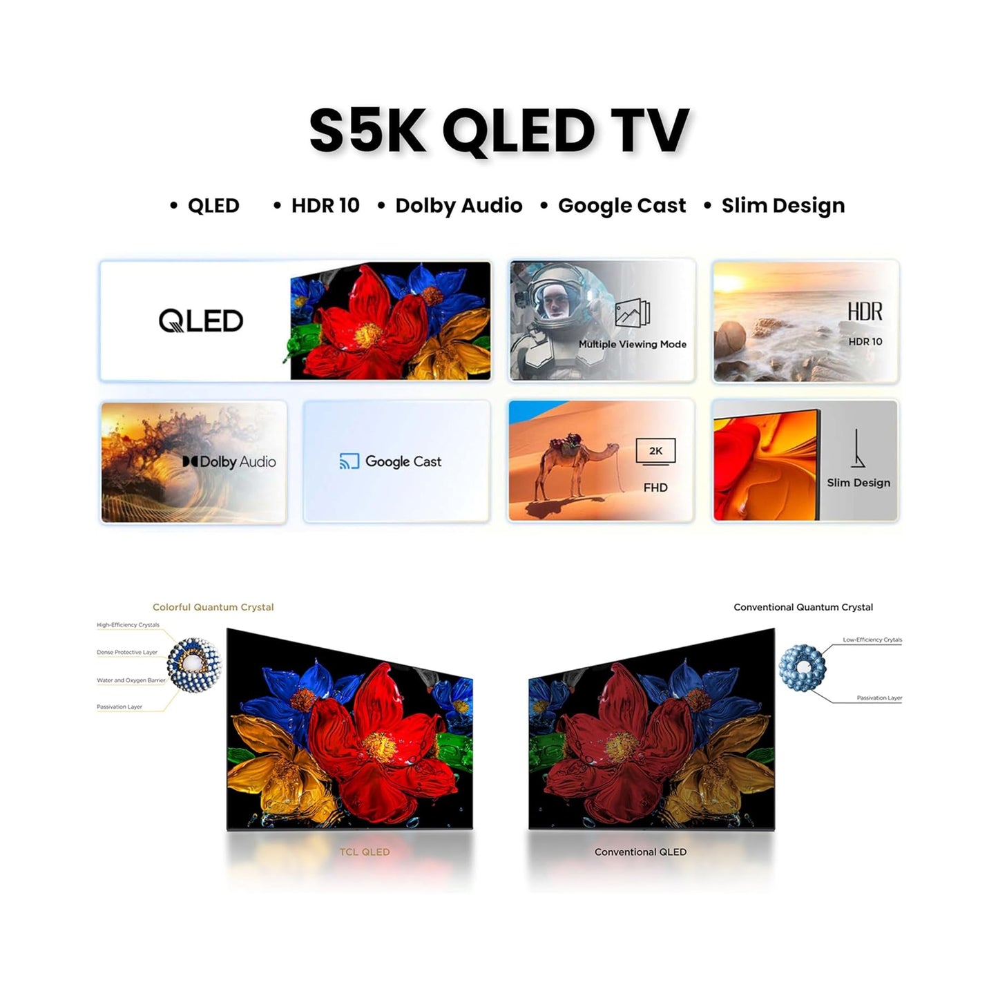 TCL 50" QLED Smart TV