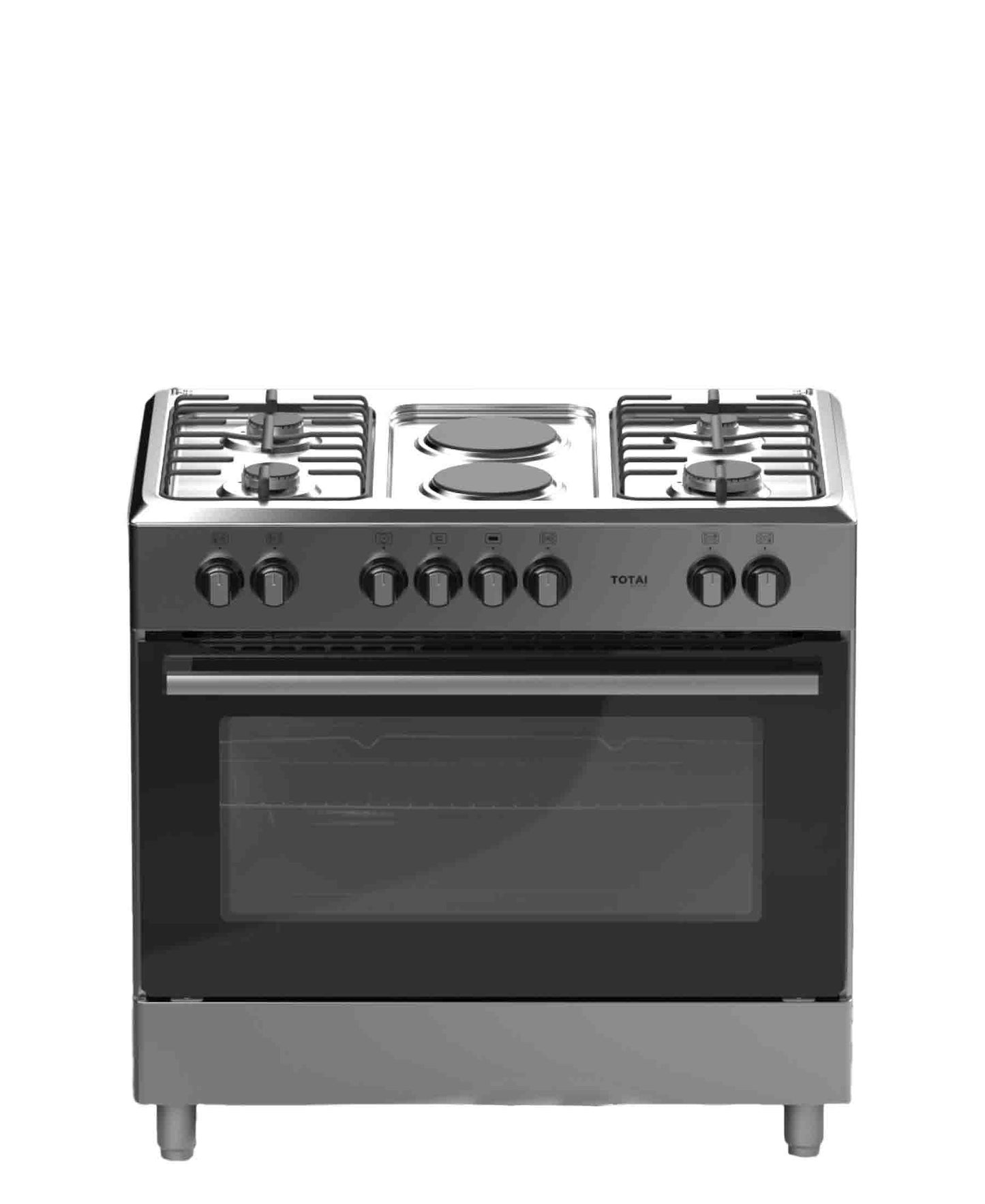 TOTAI TS 90cm 4 Burner Gas Cooker - Silver