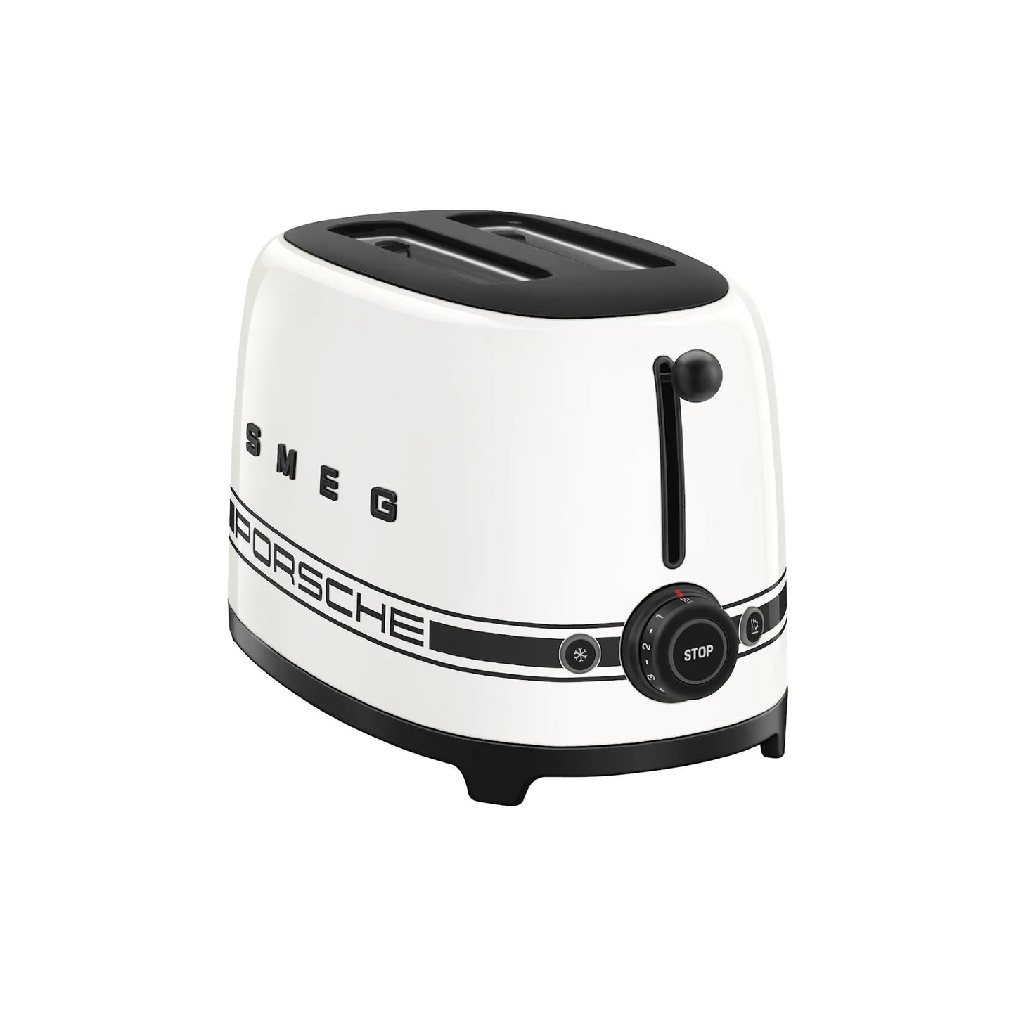 Smeg x Porsche 2 Slice Toaster Carrara White