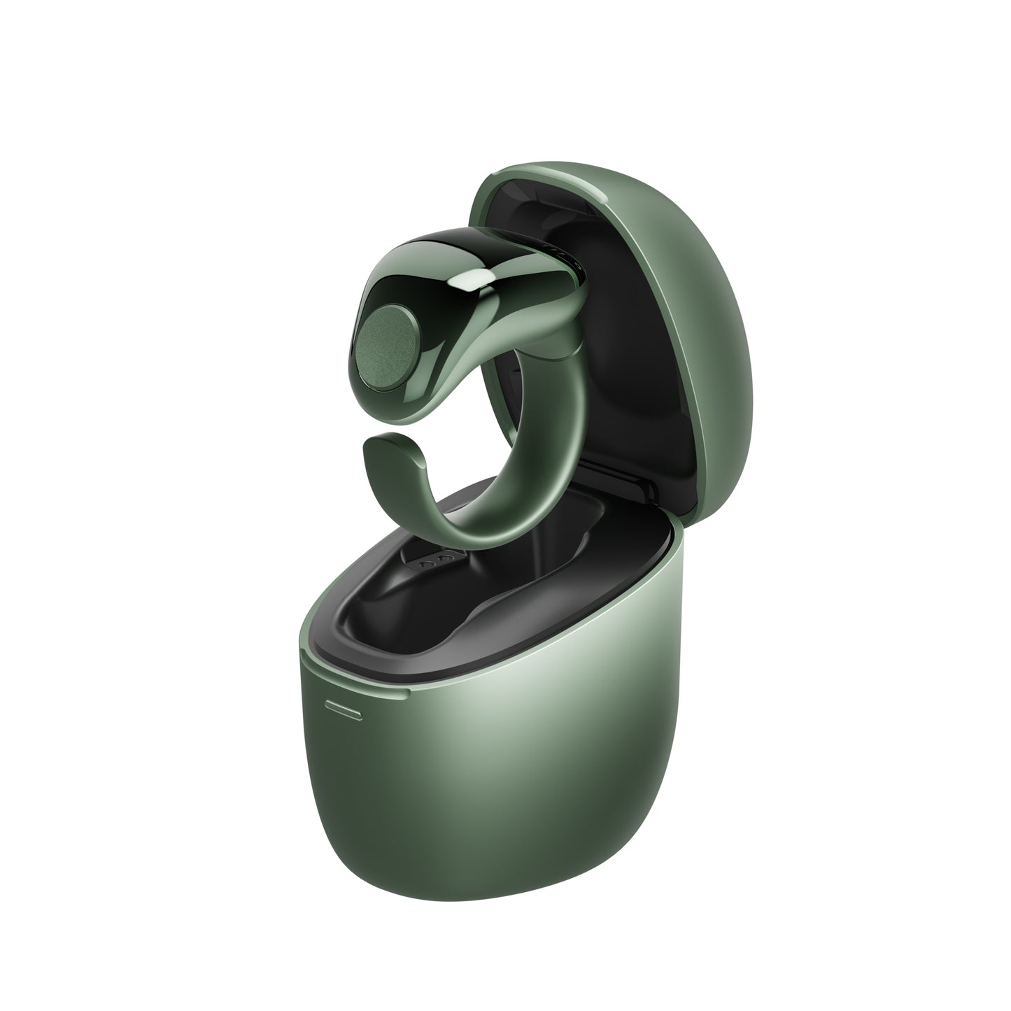 Tasbih Zikr Smart Ring with Charging Pouch Green