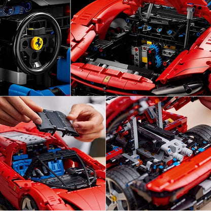 Car 3778 Piece Building Block Set Multicoloured