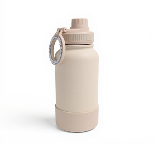 650ml Cellphone Holder Flask Cream