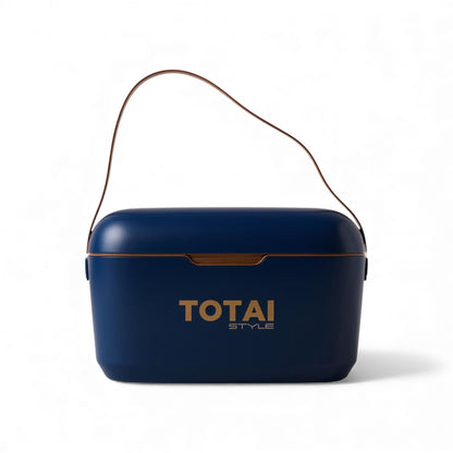 TOTAI STYLE 12 LITRE RETRO COOLER BOX - NAVY BLUE