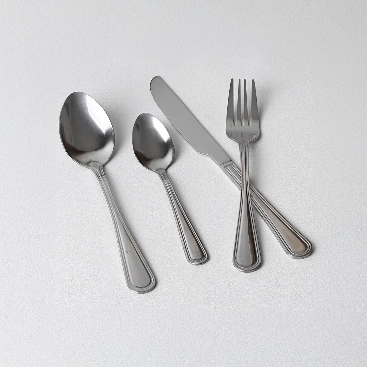 Totally Home 24 Piece Stainless Steel Cutlery Set Silver