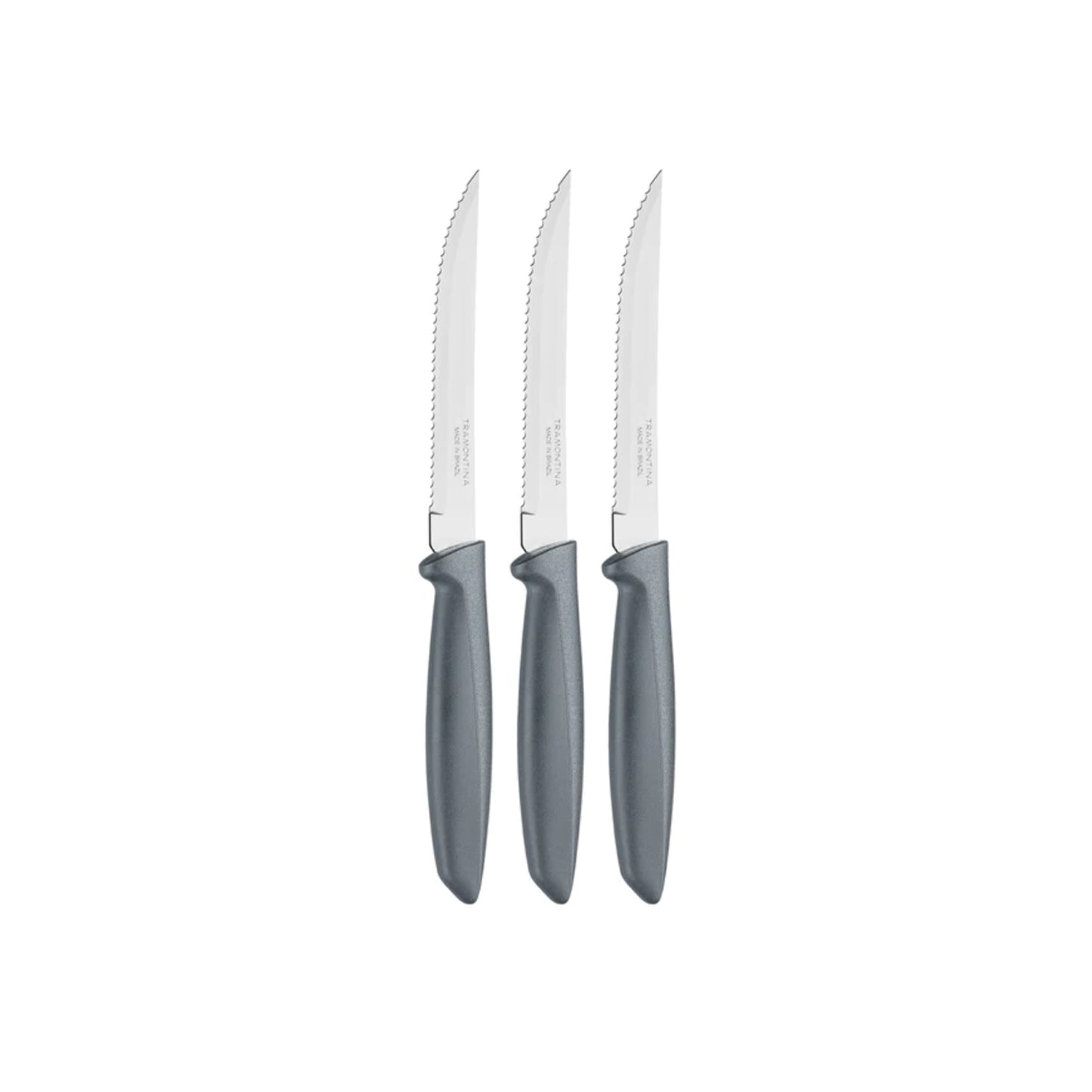 Tramontina 3 Piece Steak Knife Set Black