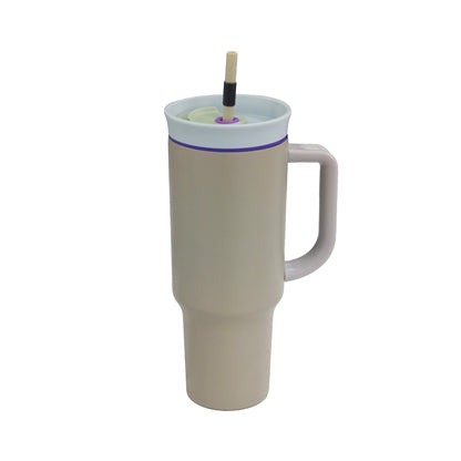 1.2Lt Flask With Handle & Straw Khaki