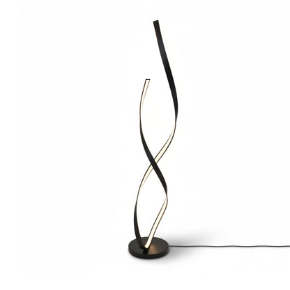 Twist Design Floor Lamp Black