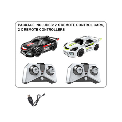 2 Player RC Car Set Black & White