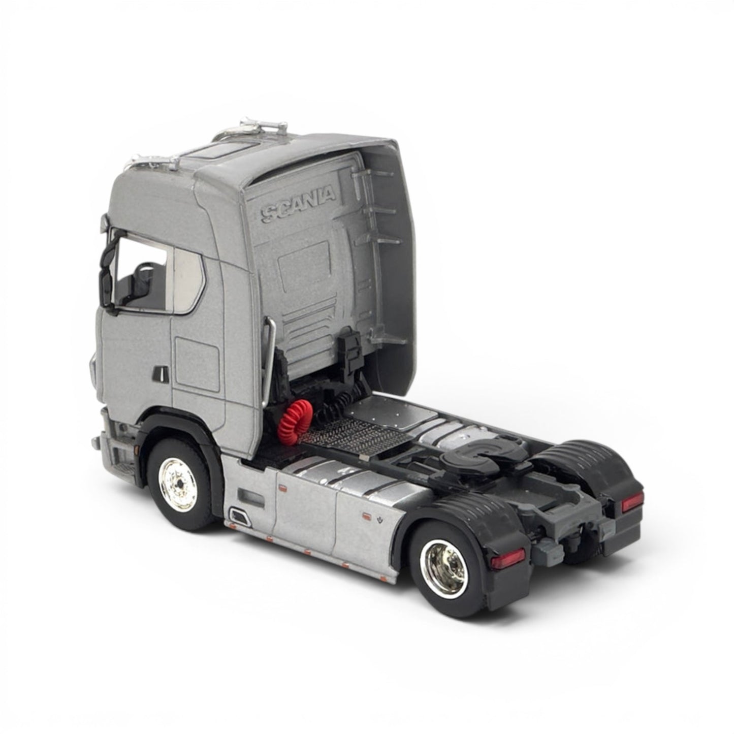 1:64 Alloy Scania Truck with Container Blue