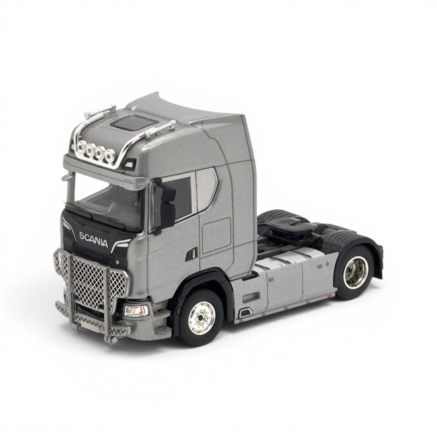 1:64 Alloy Scania Truck with Container Blue