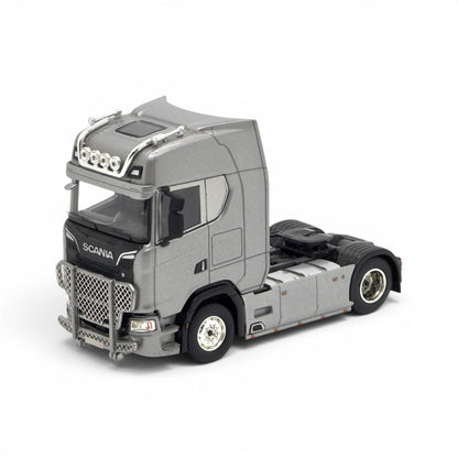 1:64 Alloy Scania Truck with Container Red