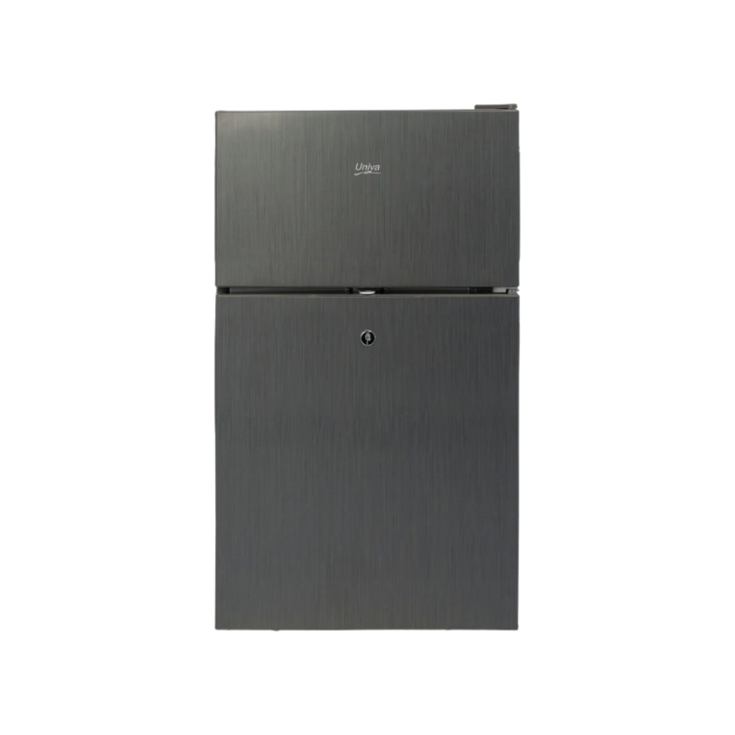 Univa 86L Top Freezer Bar Fridge Dark Grey