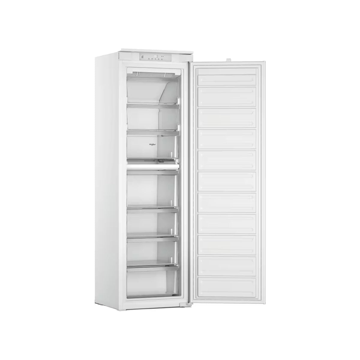 Whirlpool 209L Built-In Upright Freezer White