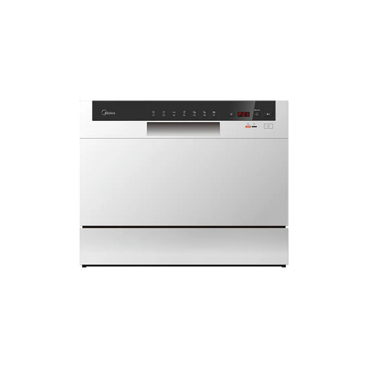 Midea  6 Place Counter Top Dishwasher White