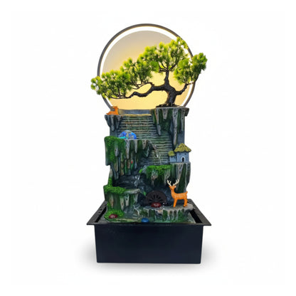 Forest Design Water Fountain Multicoloured