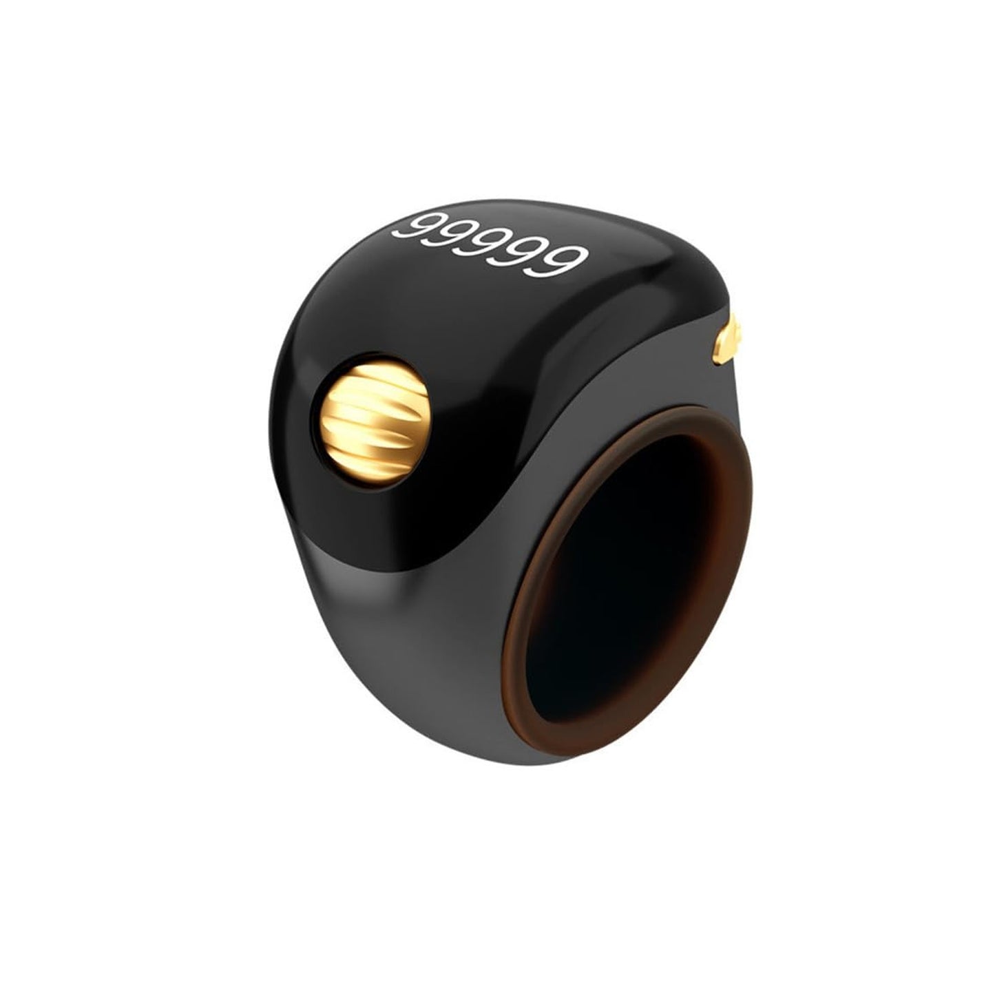 Adjustable Tasbih Smart Ring Counter Black