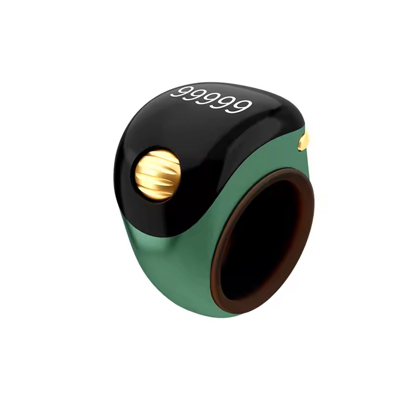 Adjustable Tasbih Smart Ring Counter Green