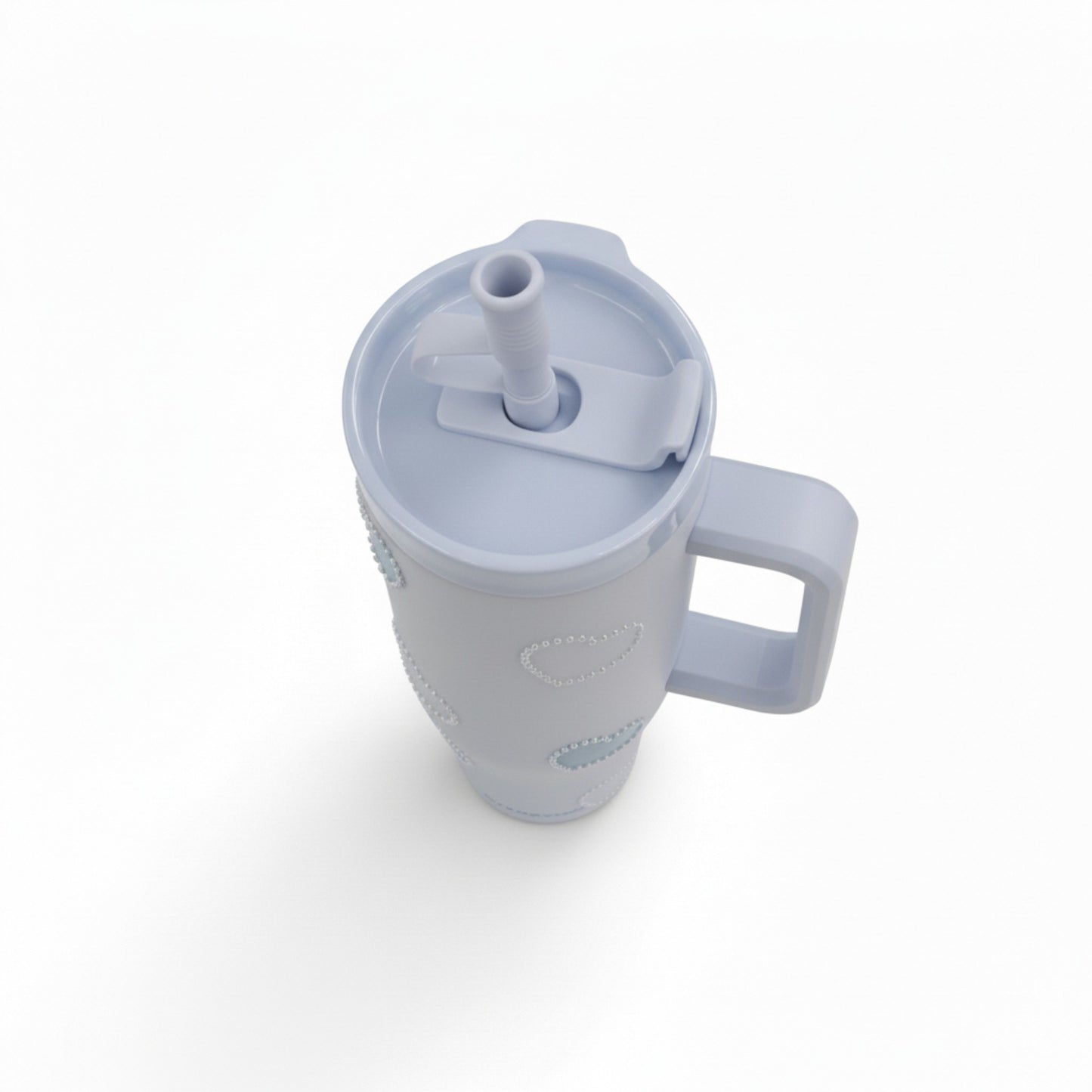 Heart Design 1.2Lt Flask Blue