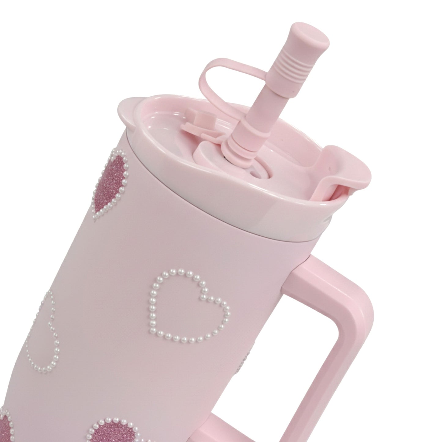 Heart Design 1.2Lt Flask Pink