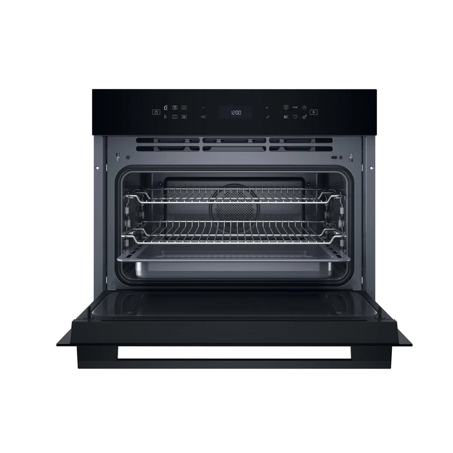 Whirlpool 53L W7 Built-In Combi Oven & Microwave Black