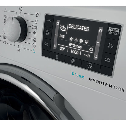 Whirlpool 8kg Front Loader Washing Machine Silver