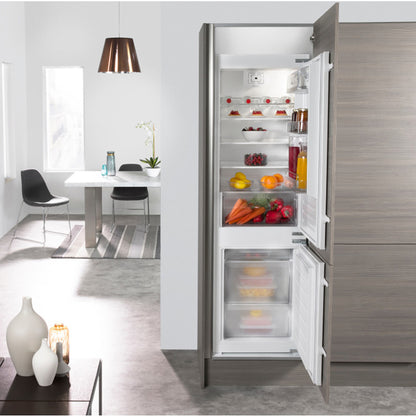 Whirlpool 275L Built-In Combi Fridge Stainless Steel