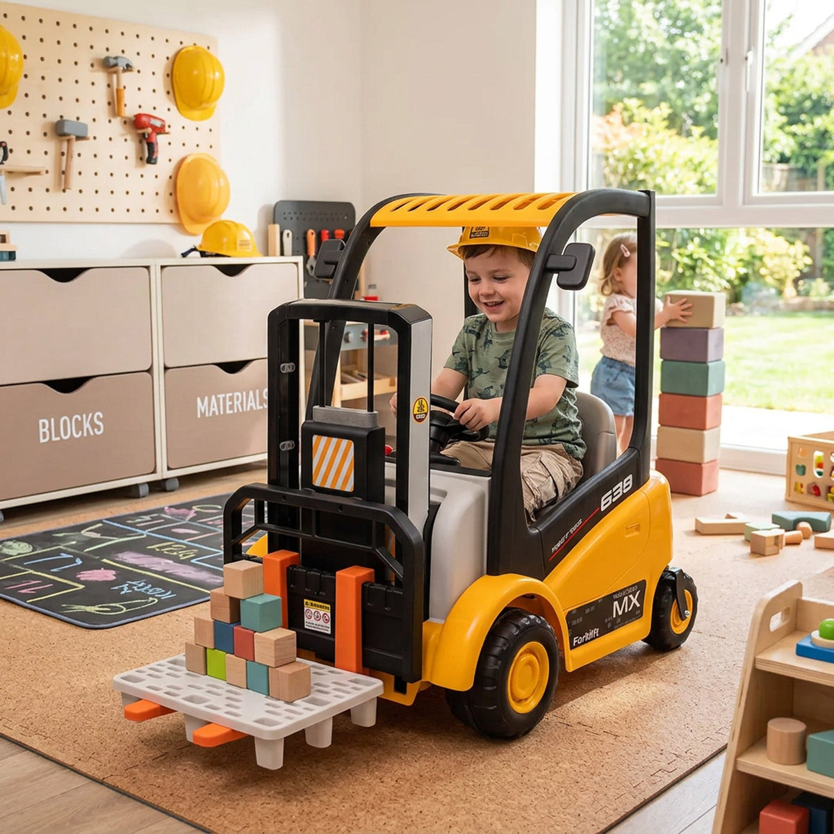 MightyLift Kids Electric Ride-On Forklift - XM638