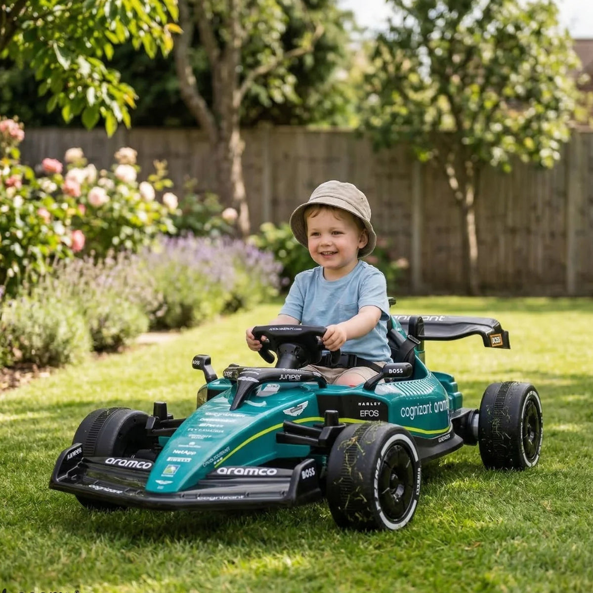 Aston Martin F1 Licensed Kids Electric Race Car - YJ1599