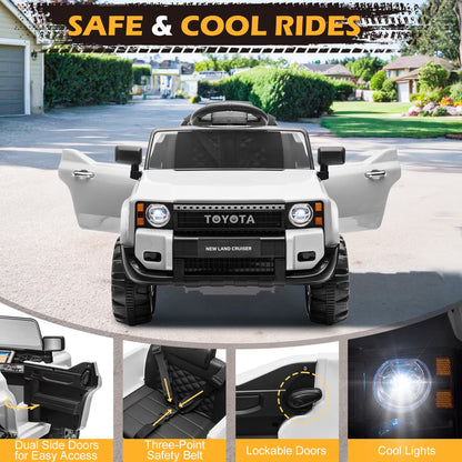 24V 2 Seater Toyota Land Cruiser Licensed Kids Electric Ride-On Car - YJ2155