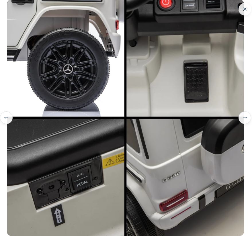 Mercedes-Benz G 580 Kids Electric Ride-On Car - YJ2580